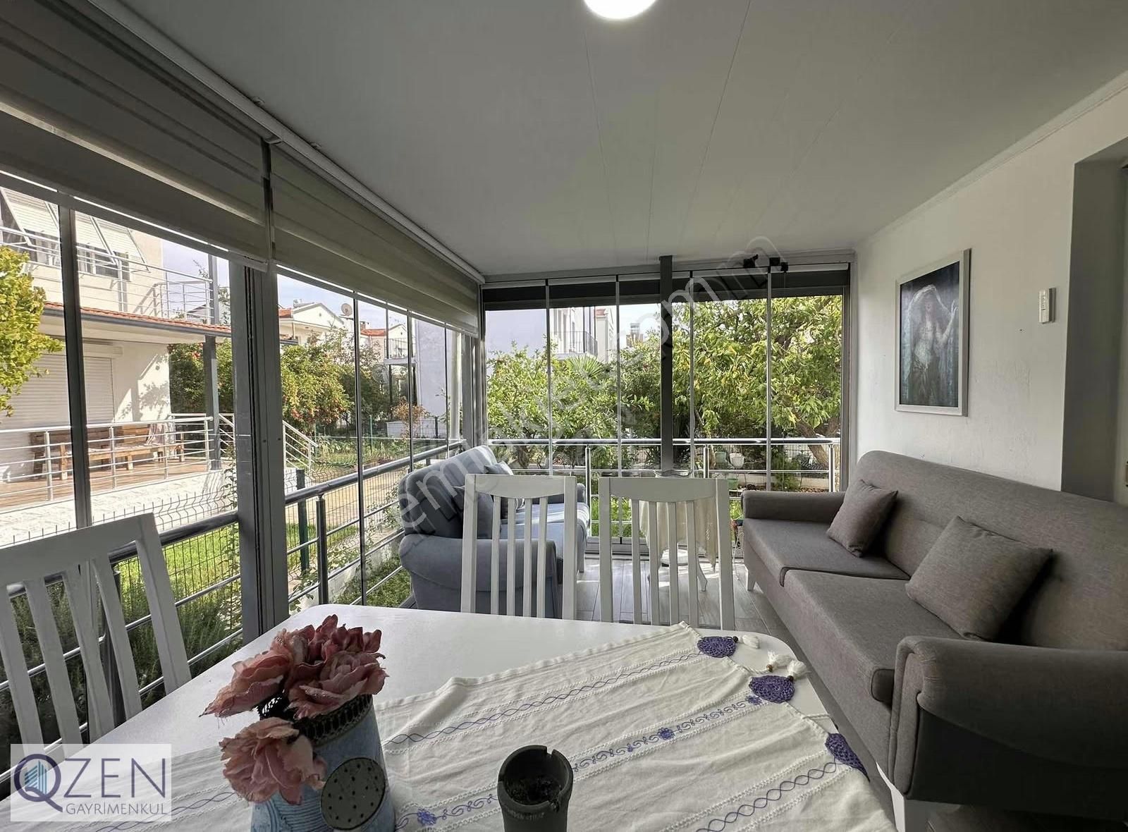 Qzen' Den Denize Yürüme Mesafesinde Kış Bahçeli Yazlık - Görsel 18