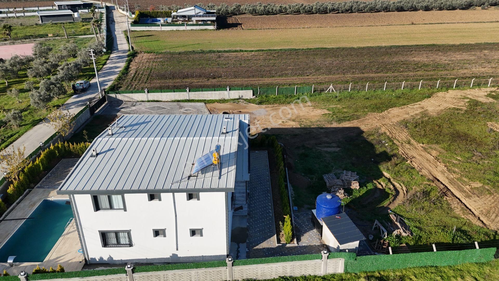 İzmir Menderes Tekelide 7 Dönüm Arsa 3+1 Ev Elektrik Su Kiralık Çiftlik - Görsel 29