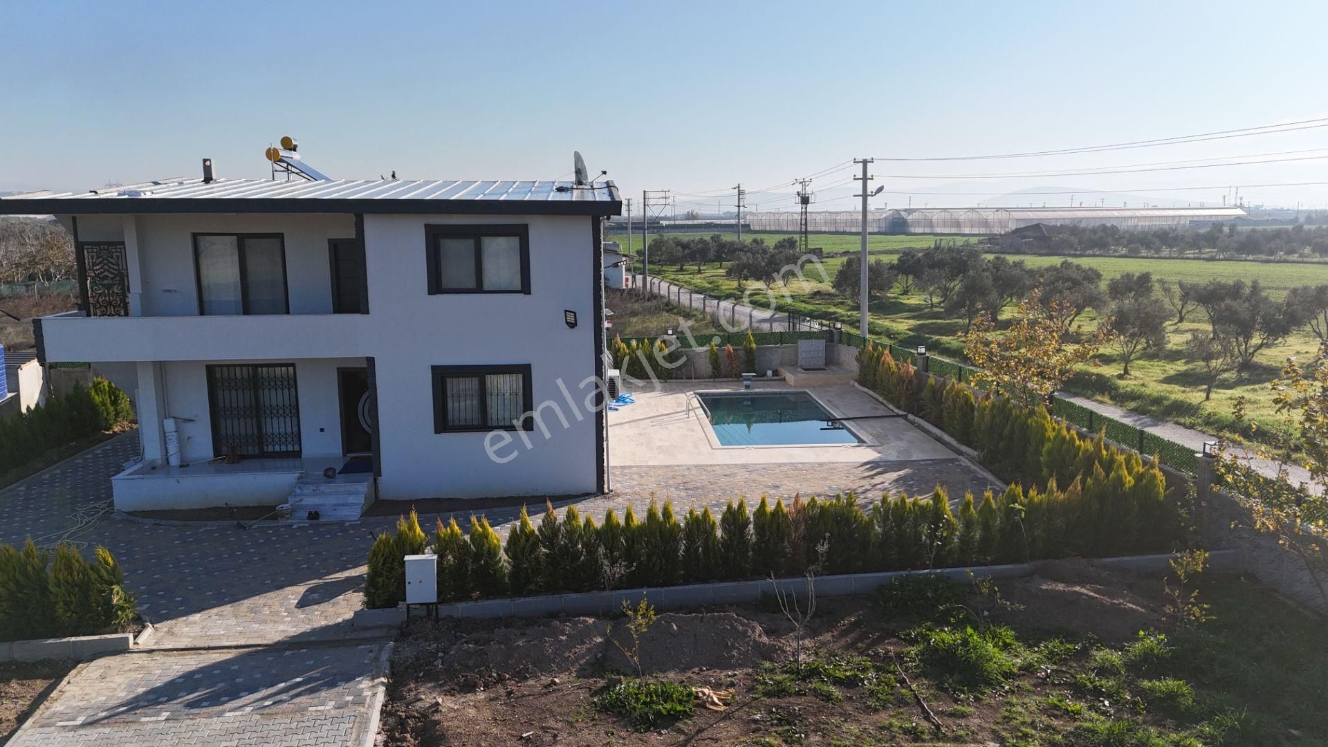 İzmir Menderes Tekelide 7 Dönüm Arsa 3+1 Ev Elektrik Su Kiralık Çiftlik - Görsel 30