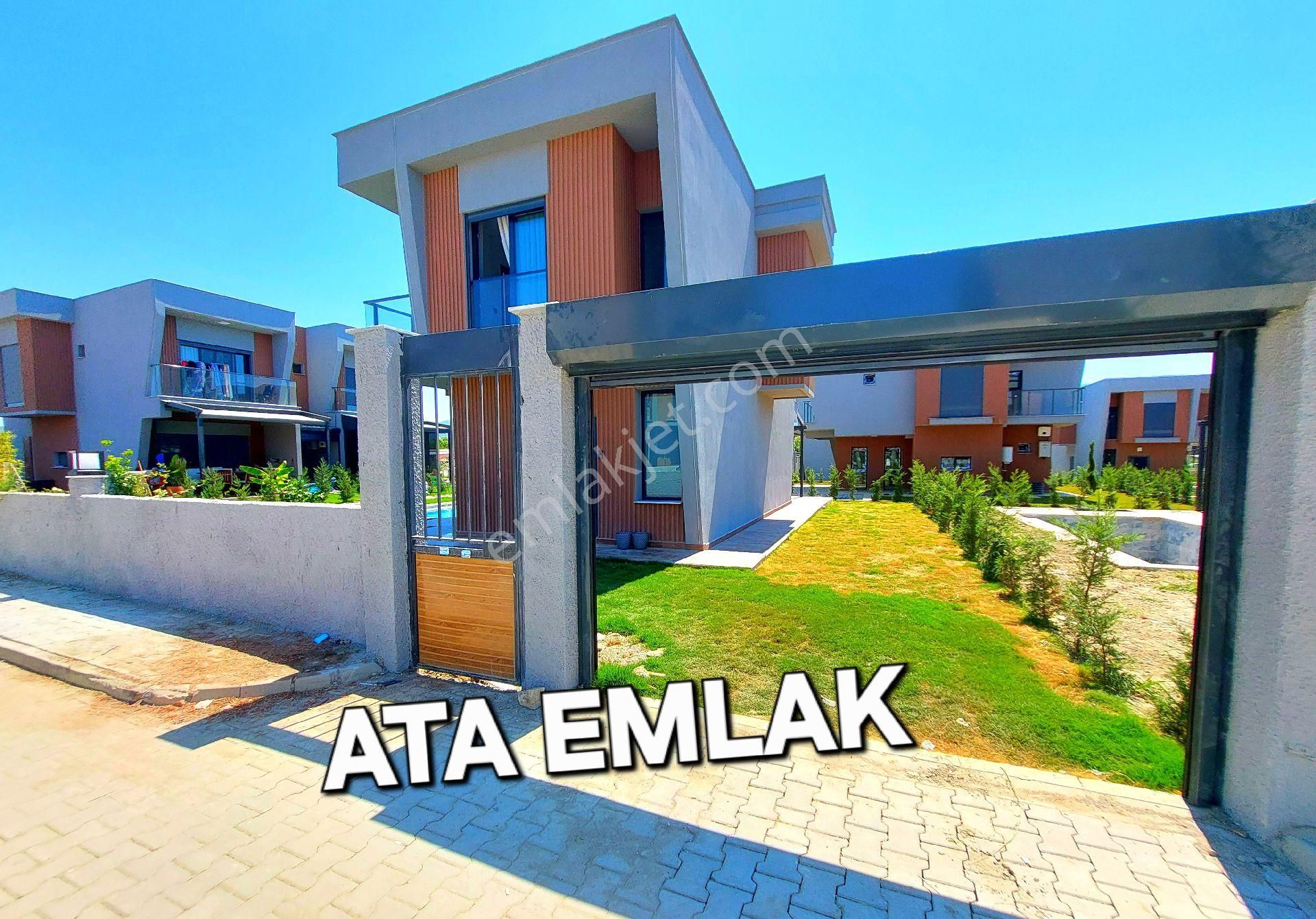 Ata Emlak'tan Plaja Ve Alış-veriş Mağ.yakın Özel Havuzlu Tek Müstakil Bahçeli Sıfır Villa - Görsel 7