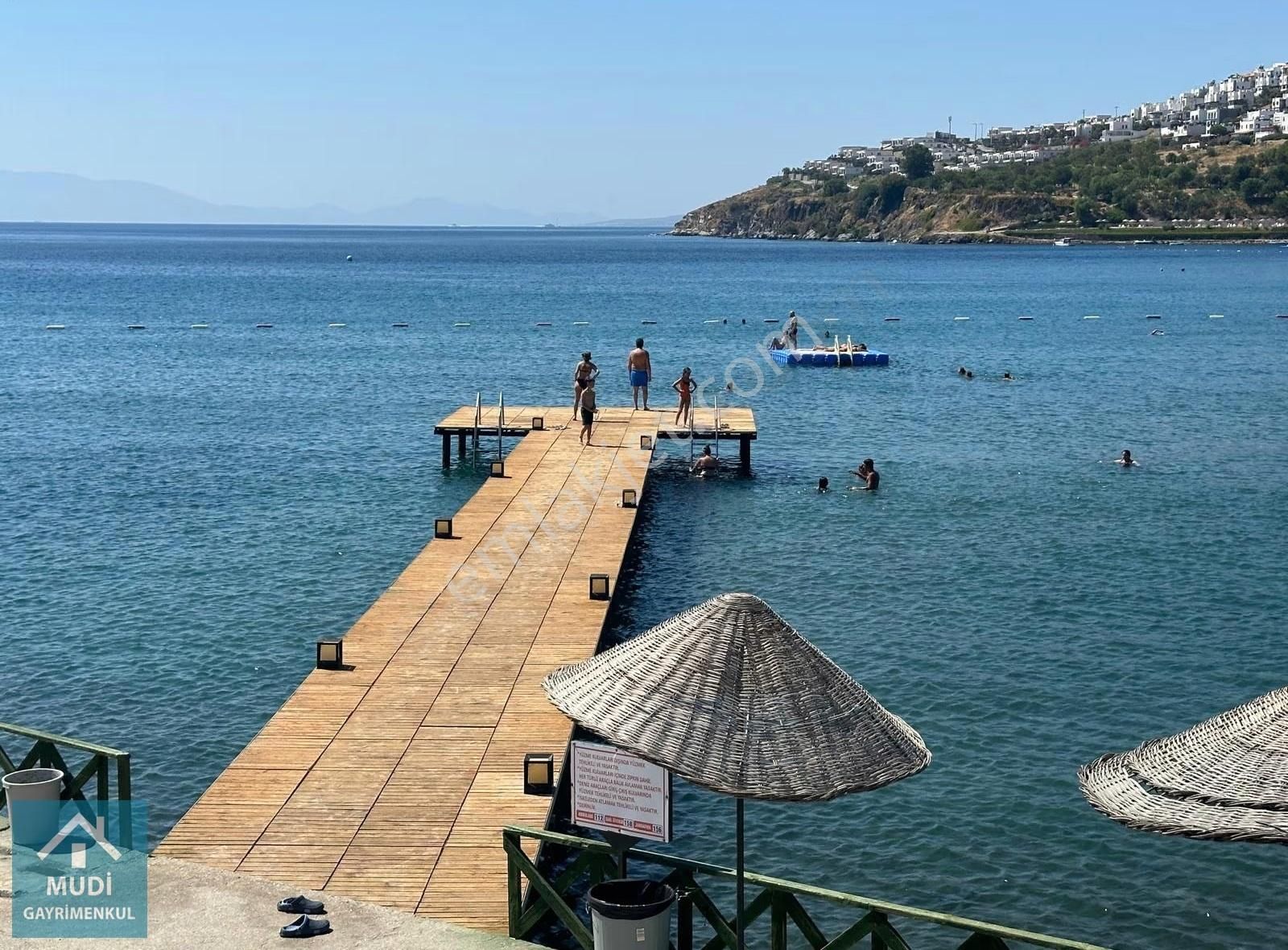 Bodrum Bankev Sitesi Deniz Manzaralı Köşe Satılık Dubleks Daire - Görsel 14