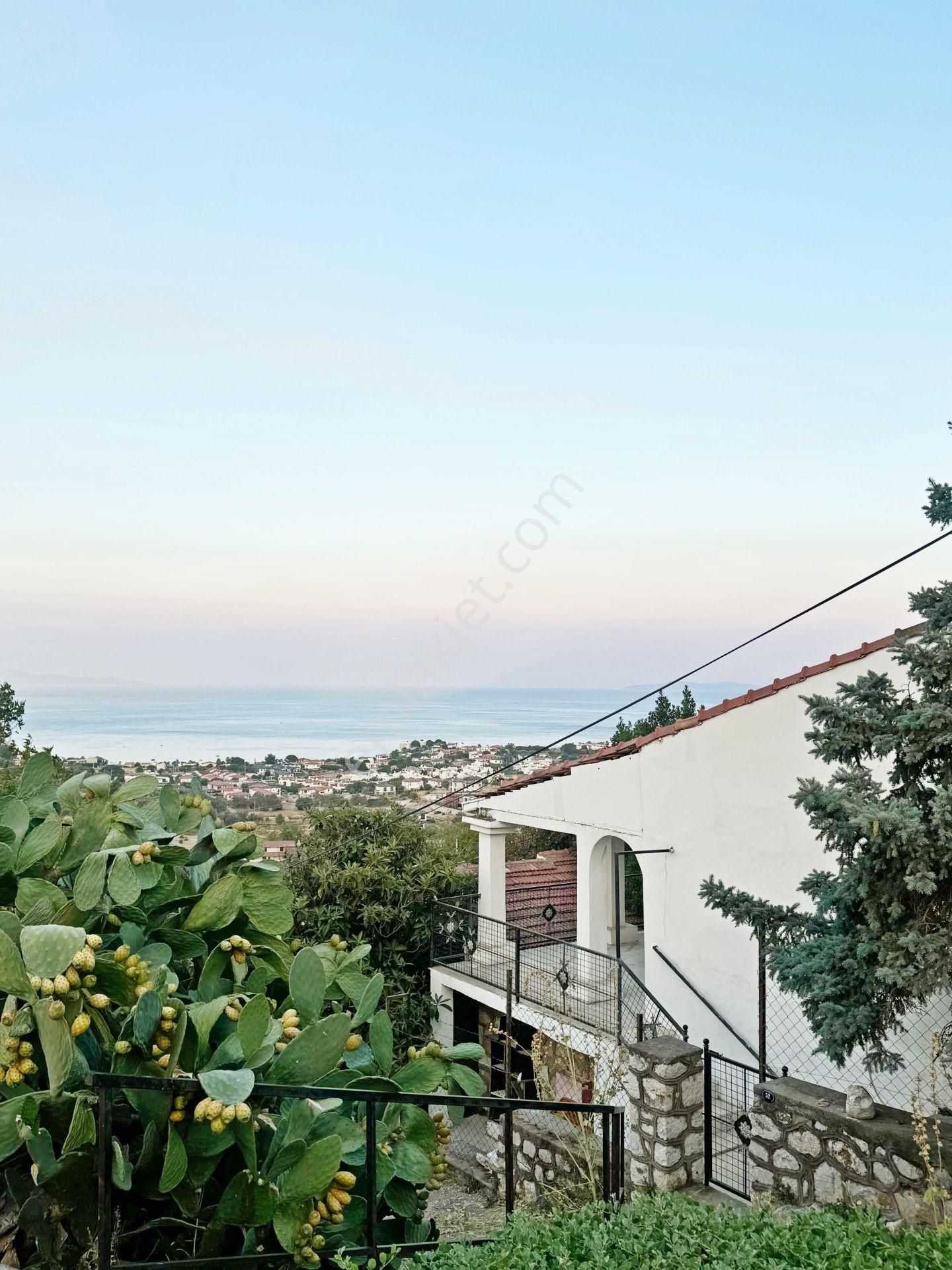 İzmir Karaburun İskelede Deniz Manzaralı Satılık Müstakil Ev - Görsel 25
