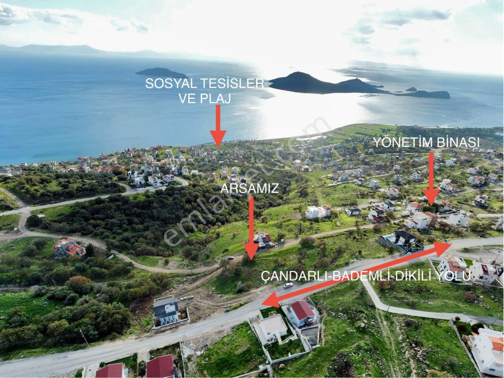 Çandarlı Bimeyko Da Villa İmarlı Satılık Arsa - Görsel 2