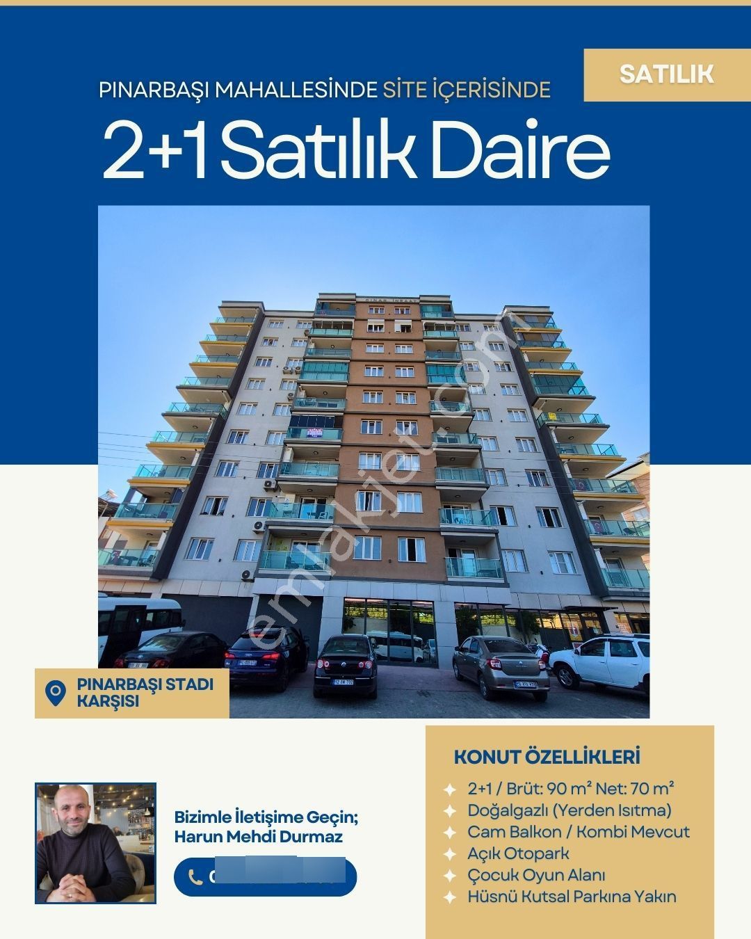 Pınarbaşı Mah.'de Site İçerisinde 2+1 Satılık Daire - Görsel 30