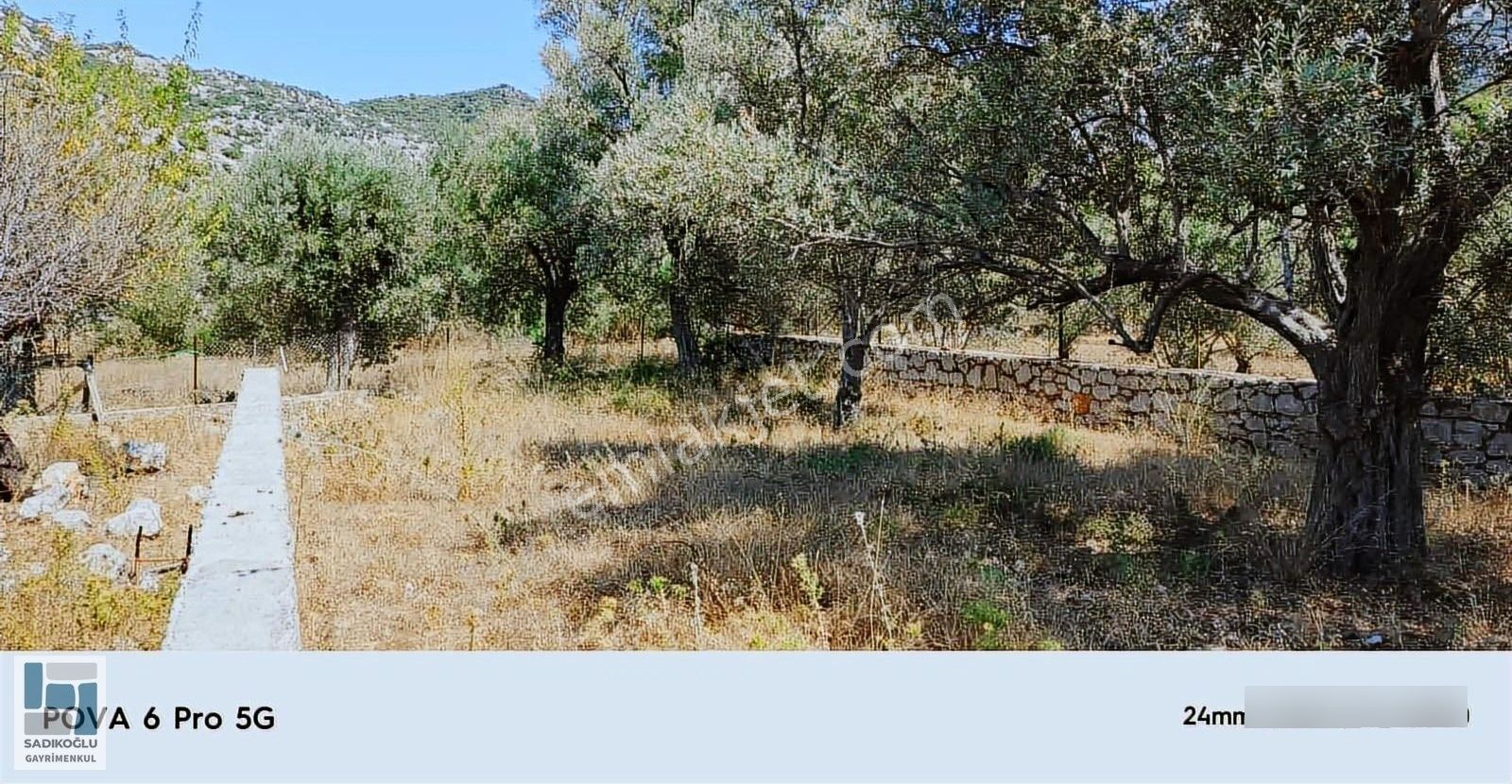 Marmaris Selimiyede 604 M² Bahçe Duvarlı Yatırımlık Tarla - Görsel 2