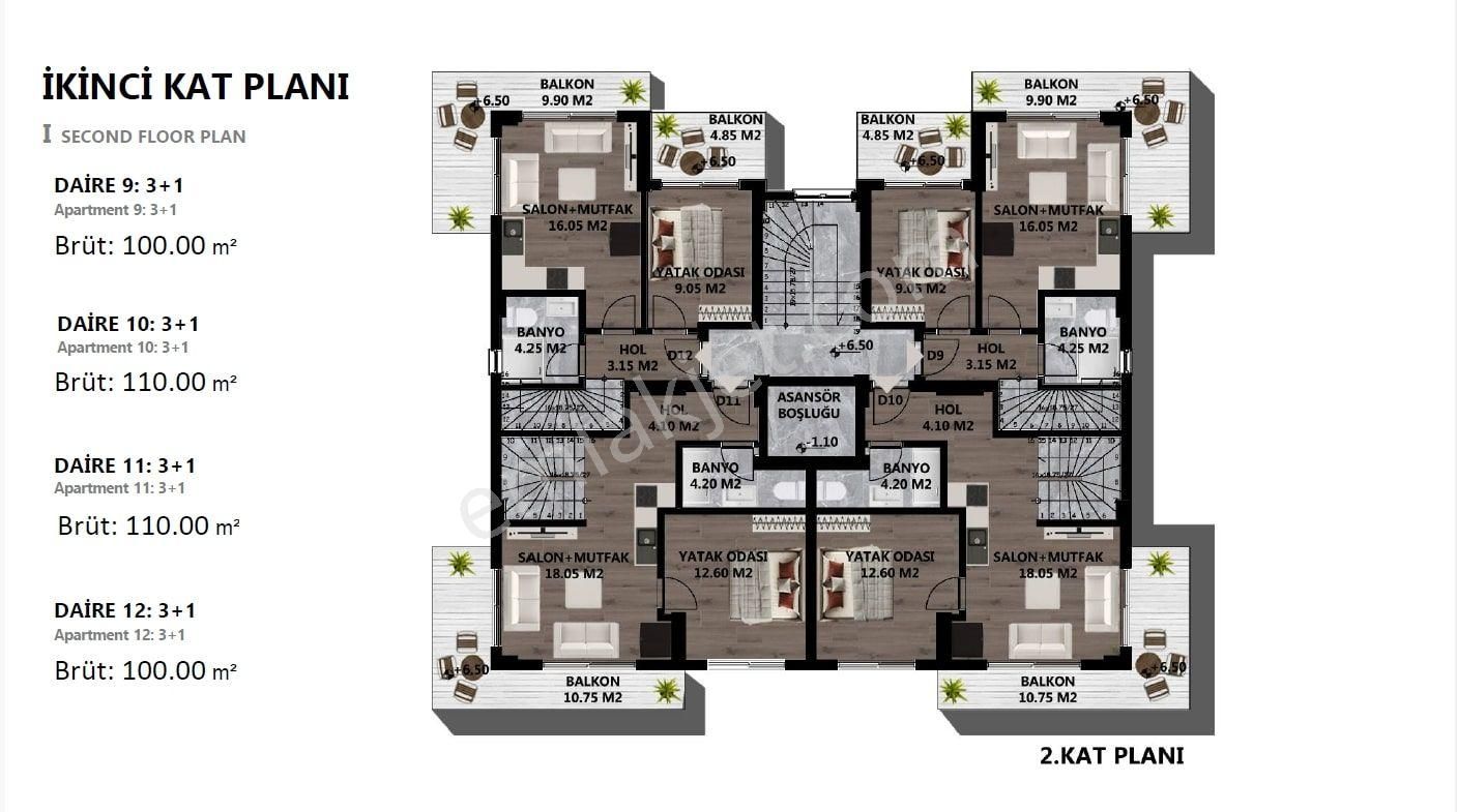 Goldhouse Dan Satılık Karaçulha Mahallesinde Fırsat 3+1 Daire - Görsel 8