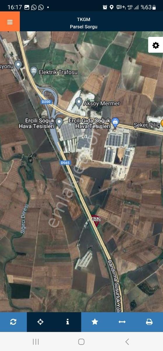 Balıkesır Bandırma Kuşcennetinde Asfalt Cephe Arazi - Görsel 7