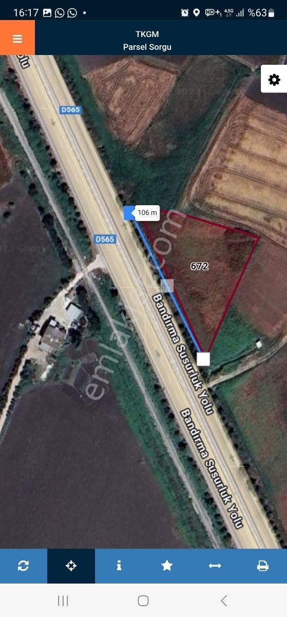 Balıkesır Bandırma Kuşcennetinde Asfalt Cephe Arazi - Görsel 11