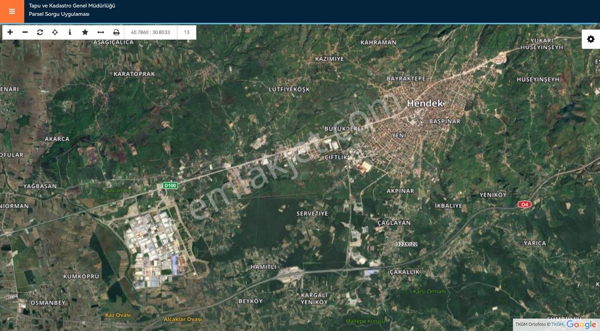 Sakarya Hendek'te Sanayi İmarlı Net 5829 M² Arsa - Görsel 2