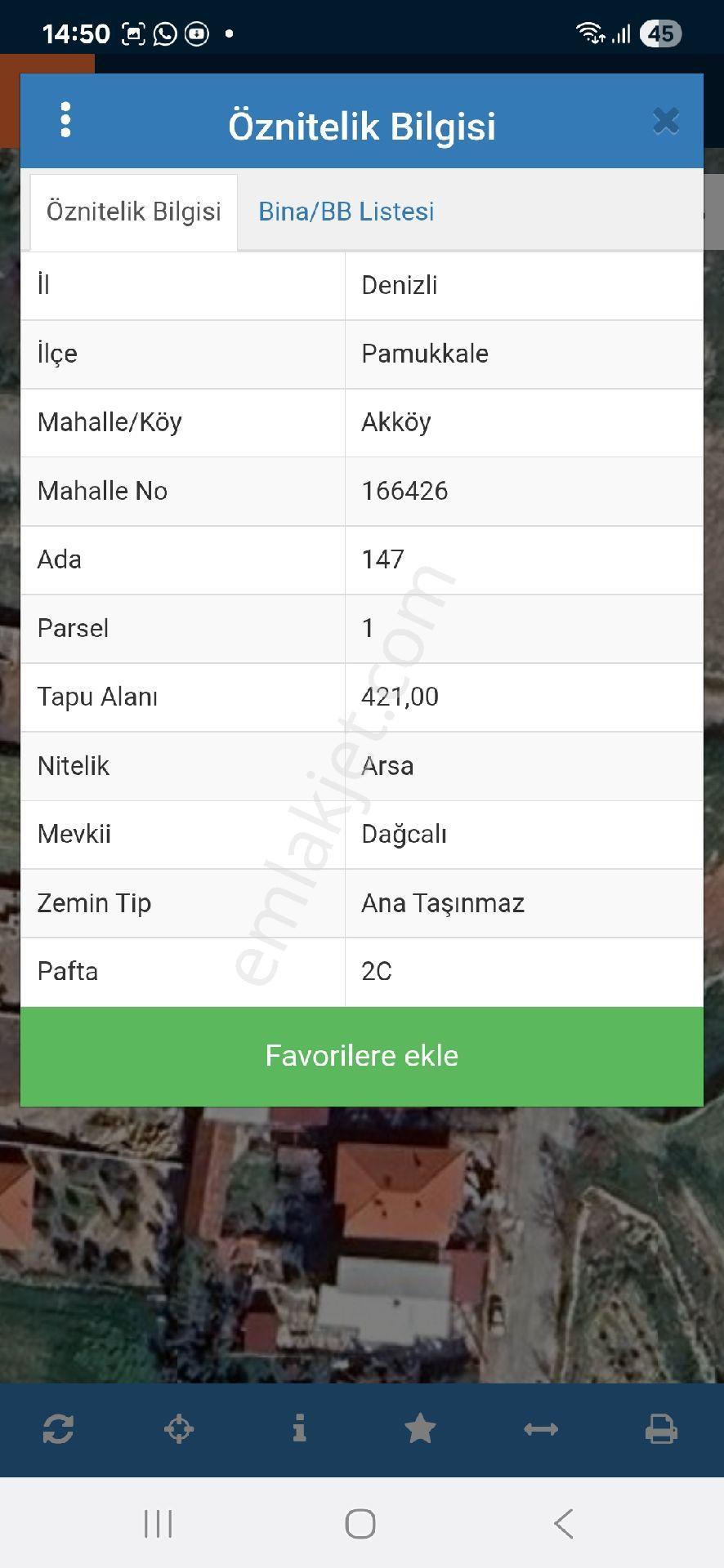 Denizli Pamukkale Akköyde Satılık İmarlı Arsa - Görsel 9