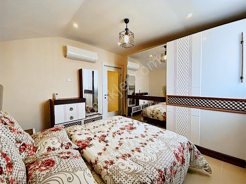 Alanya Kestelde Satılık 5+1 Site İçi Havuzlu Lüks Dubleks Daire - Görsel 20