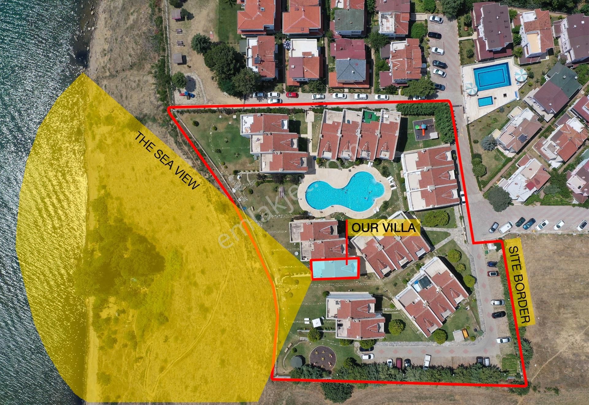 Muhteşem Deniz Manzaralı Sahibinden Satılık Villa - Görsel 33