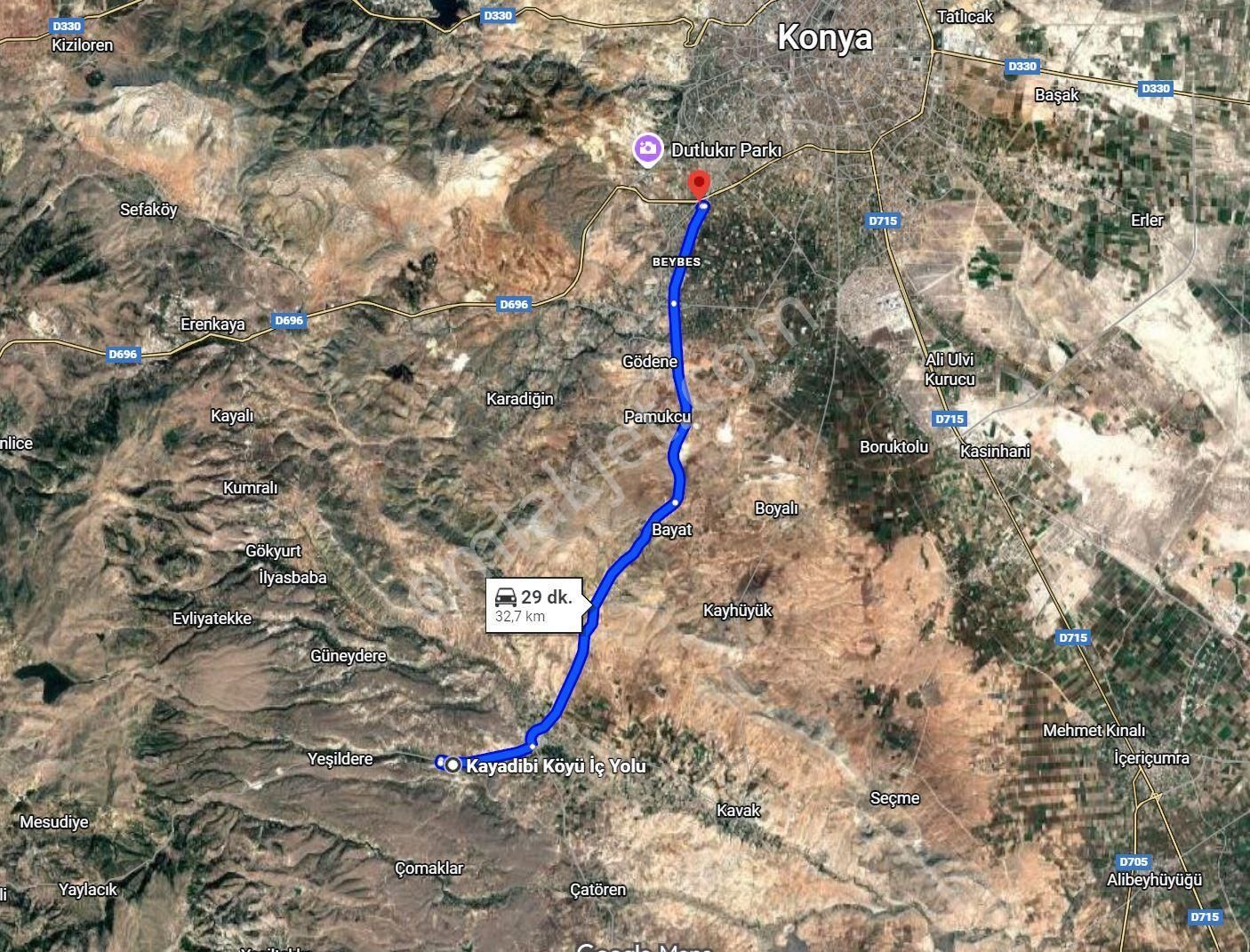 Karaca'dan Kayadibi Mahallesi Yatırımlık 990 M2 Müstakil Tarla - Görsel 2