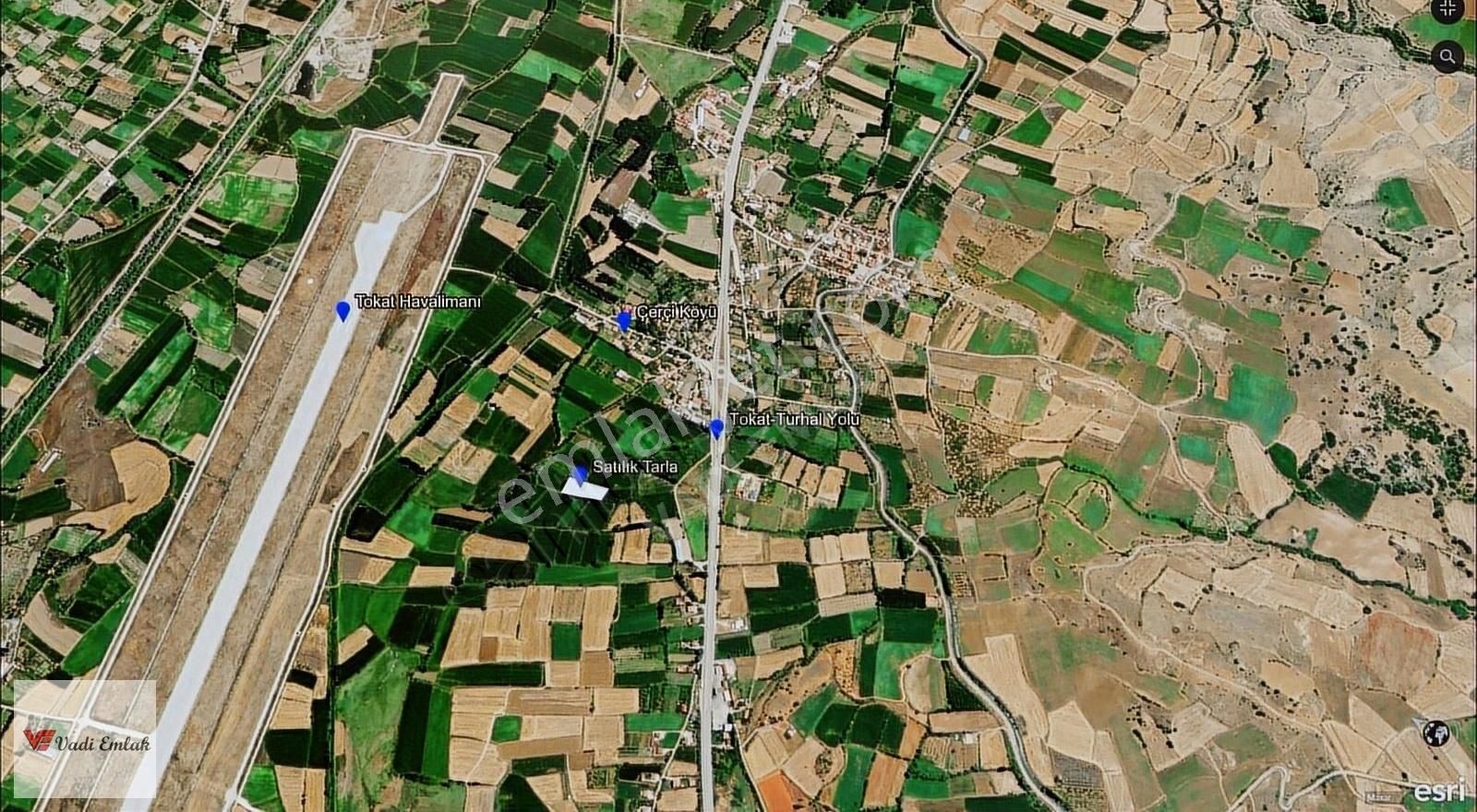 Vadi Emlak'tan Çerçi Köyü'nde Satılık 4,160 M² Tarla - Görsel 3