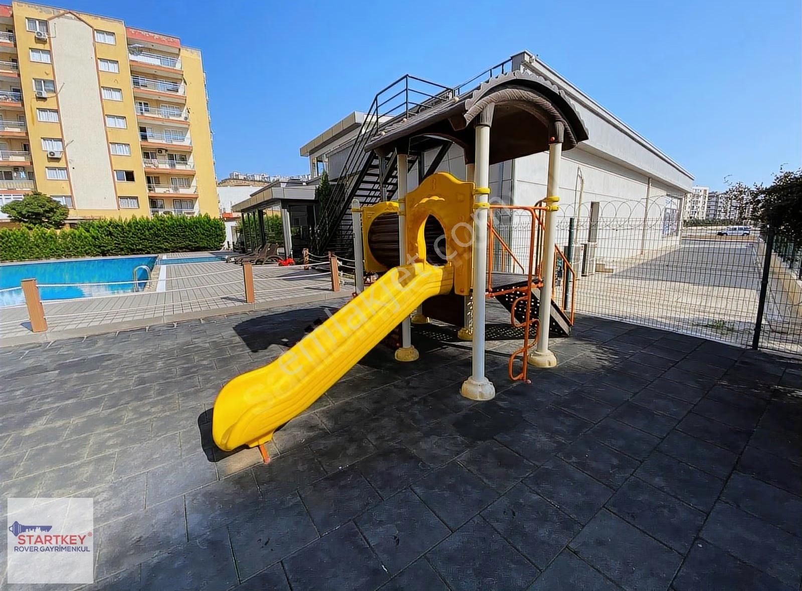 Marka 333 Sitesinde Kiracısız Havuz Cepheli Satılık 1+1 Daire - Görsel 16