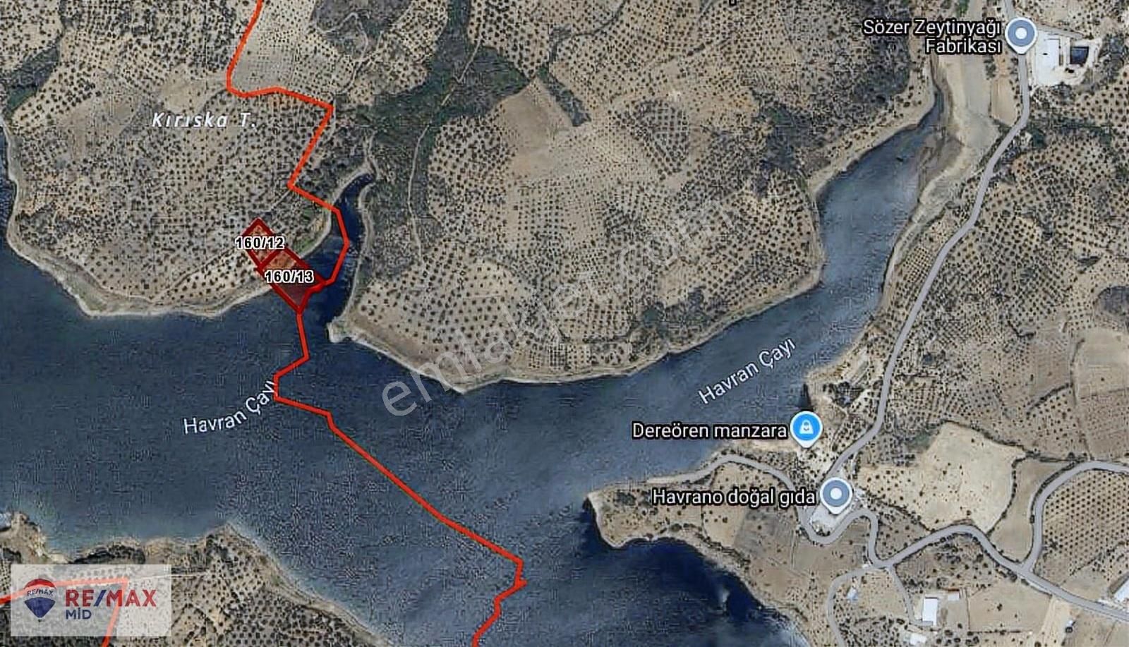Havran Sarnıç Mah. Baraj Manzaralı 1827 M2 Satılık Zeytinlik - Görsel 9