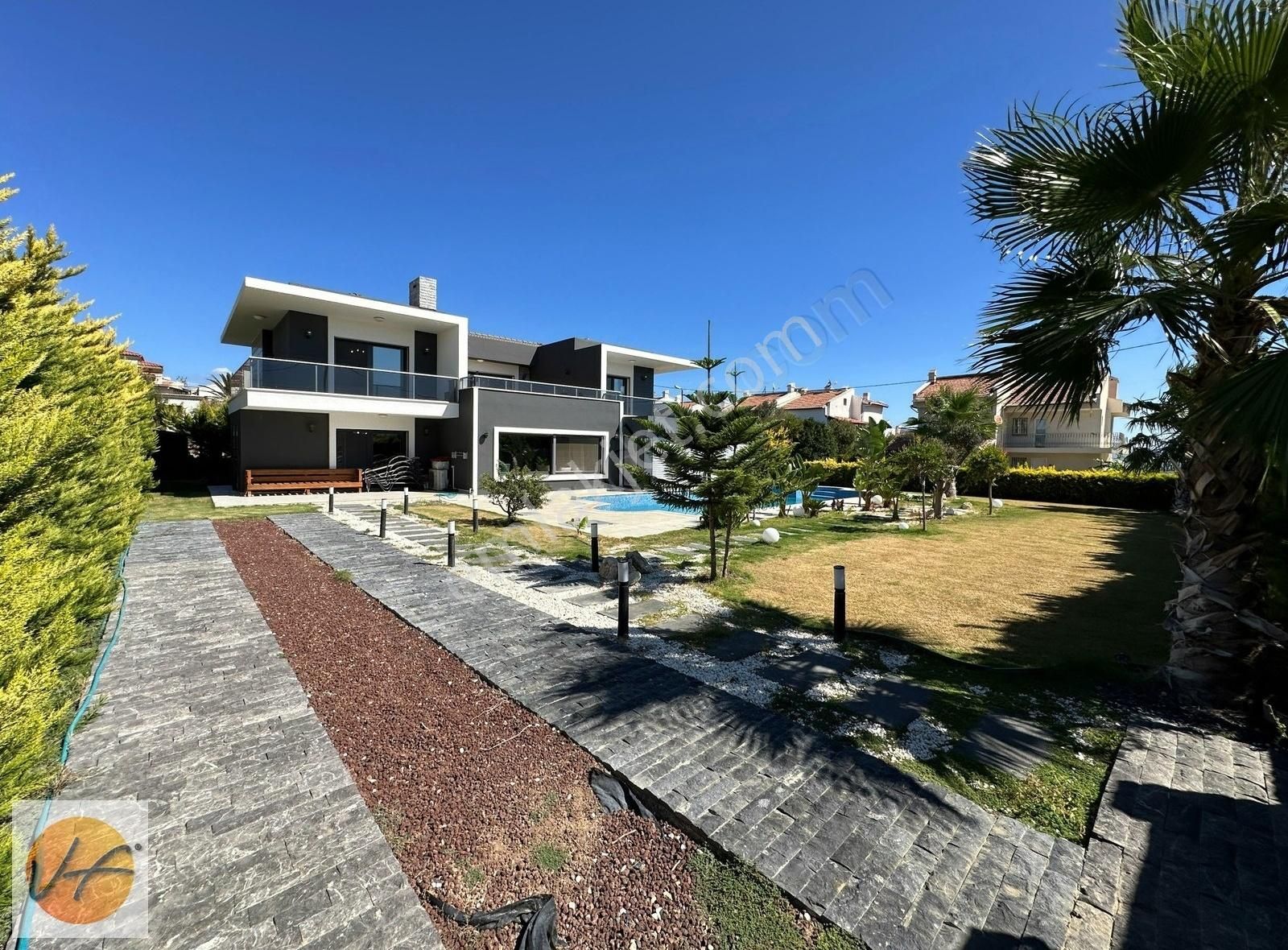 Çeşme Dalyan 1000m2 Arsa İçinde Tam Müstakil Satılık Villa - Görsel 21
