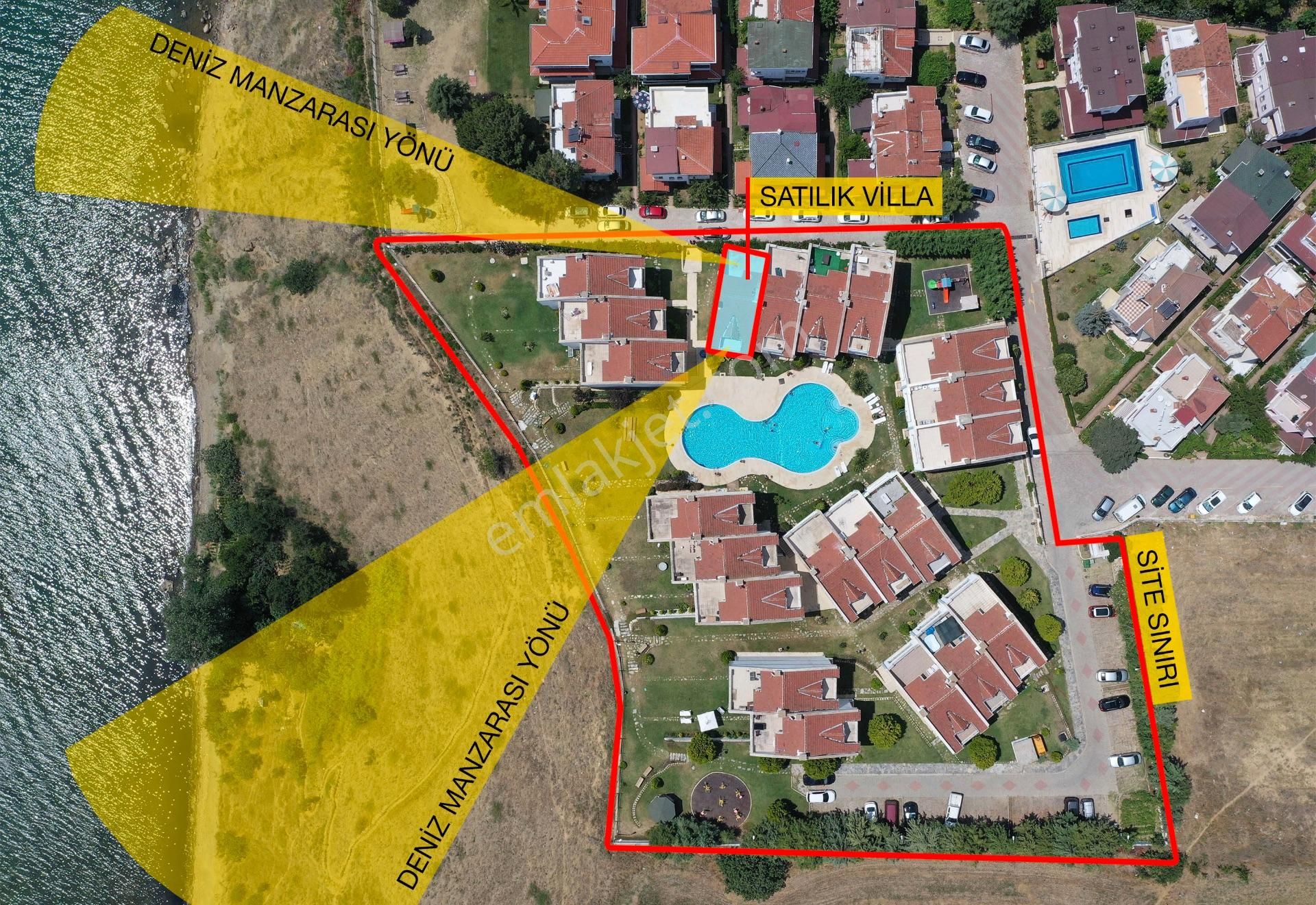 Sahibinden Satılık Deniz Manzaralı Villa - Görsel 24