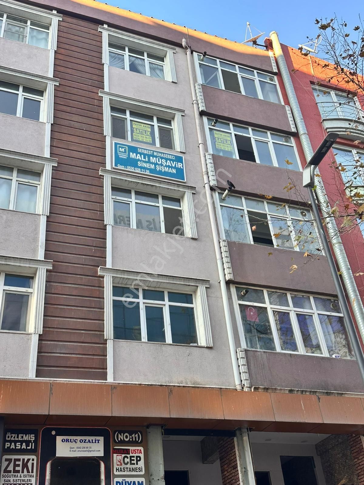 Çerkezköyde 110m2 Satılık 3+1 Konut + Ofis