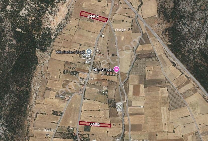 Kalkan Bezirgan'da 5250 M2 Yol Kenarında Satılık Tarla - Görsel 12