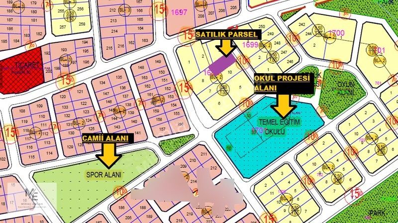 Miraç Emlaktan Akhisarda 377m² Çift Dairelik Arsa - Görsel 7