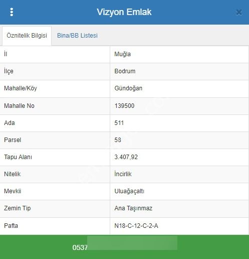 Bodrum Gündoğan Uluağaçaltı Satılık İmar Planı Onaylanmıştır - Görsel 2
