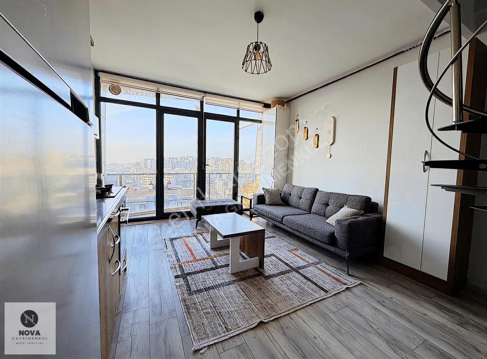 Nova'dan Dumlupınar Vizyon Sitesi 1+1 Manzaralı Dubleks Kiralık - Görsel 22