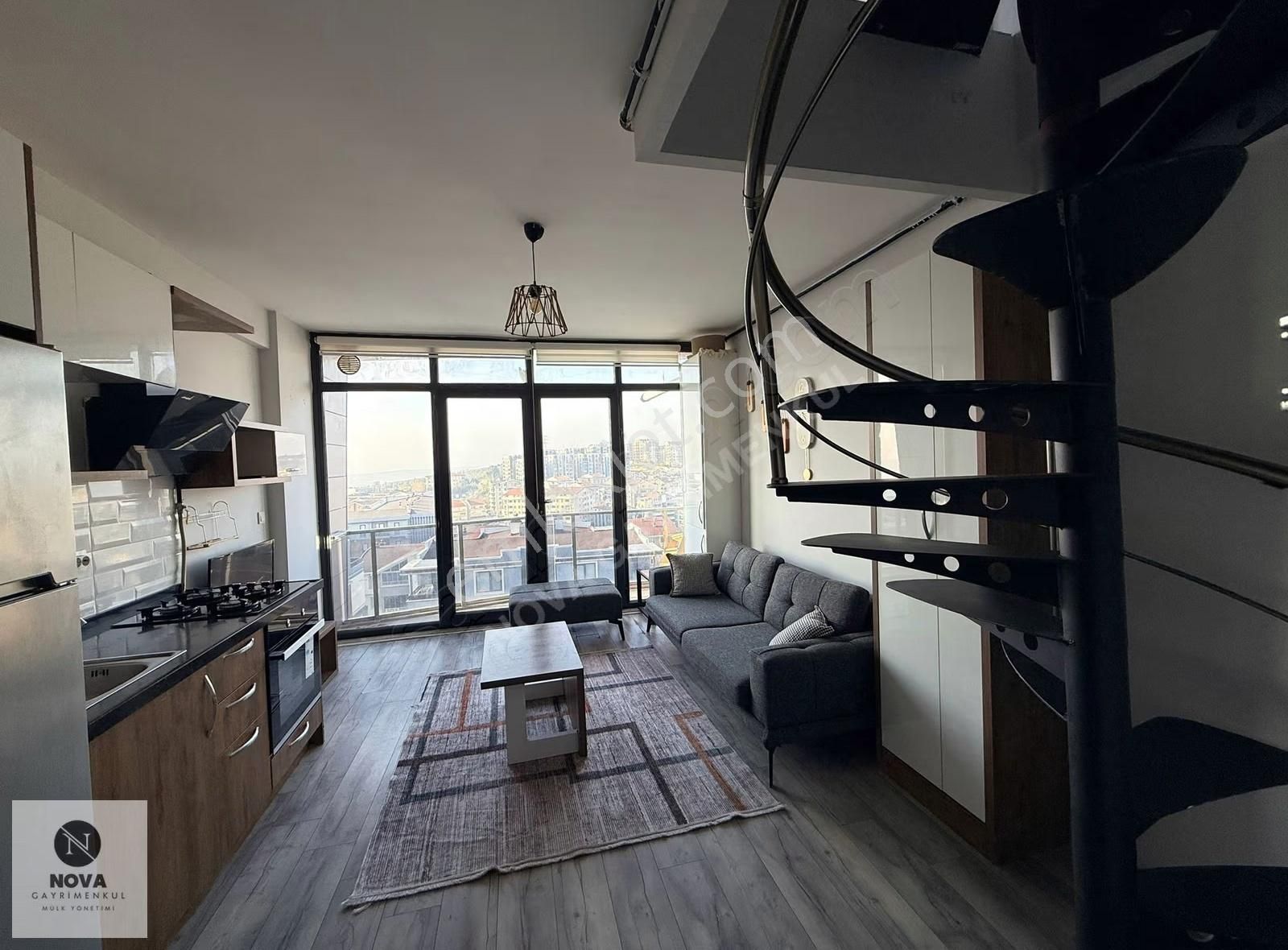 Nova'dan Dumlupınar Vizyon Sitesi 1+1 Manzaralı Dubleks Kiralık - Görsel 13