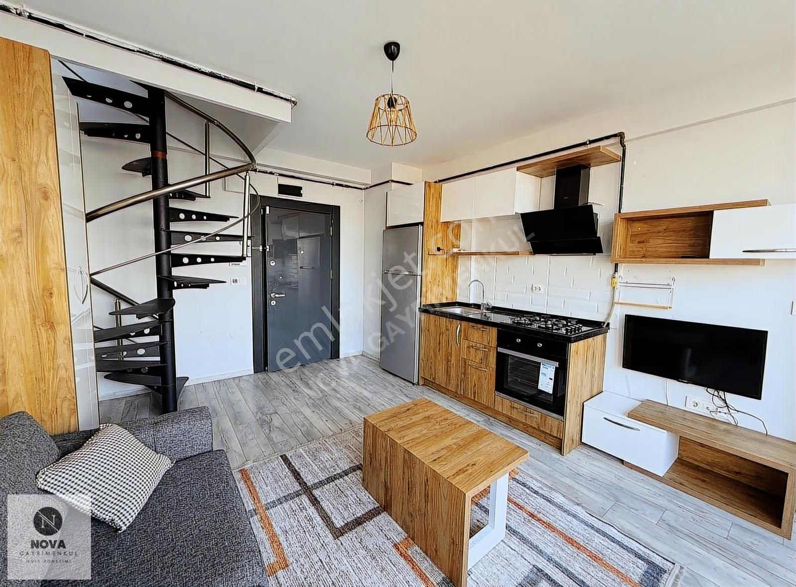 Nova'dan Dumlupınar Vizyon Sitesi 1+1 Manzaralı Dubleks Kiralık - Görsel 28
