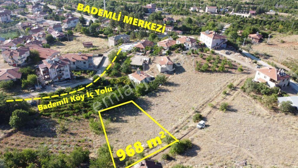 Konya / Hadim Bademli İmarlı Arsa Fırsatı 968 M² Tek Tapu - Görsel 2