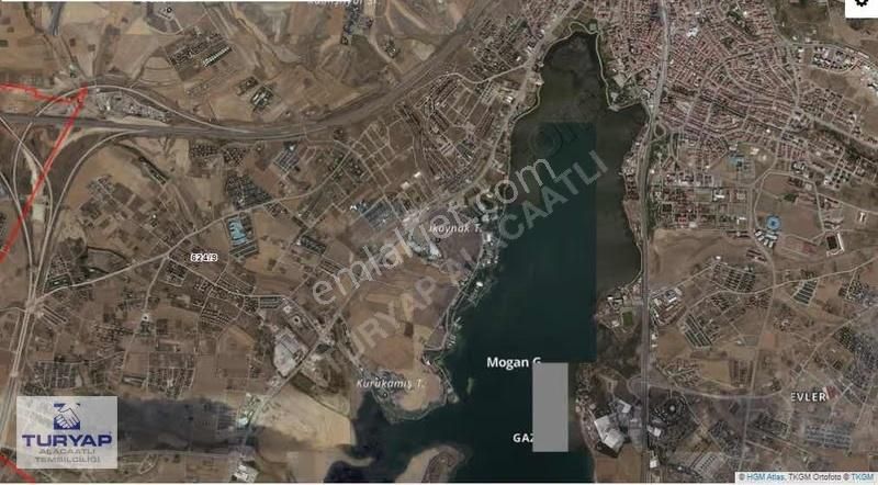 Gölbaşı Hacılar Casa Mia Mogan Villaları Önünde Satılık Köşe