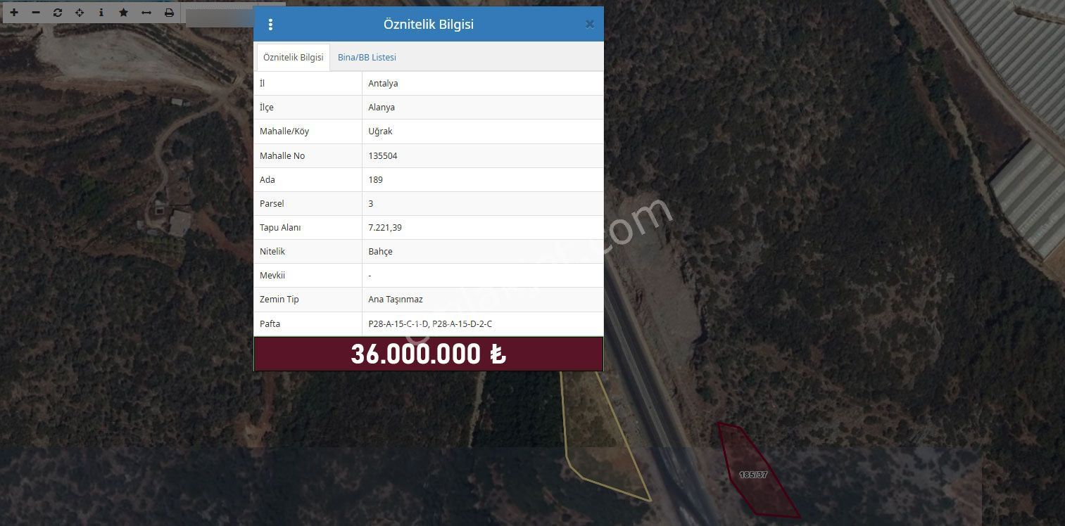 Alanya Uğrak'ta Yatırımlık Bahçe Ve Tarla Fırsatı ! - Görsel 3