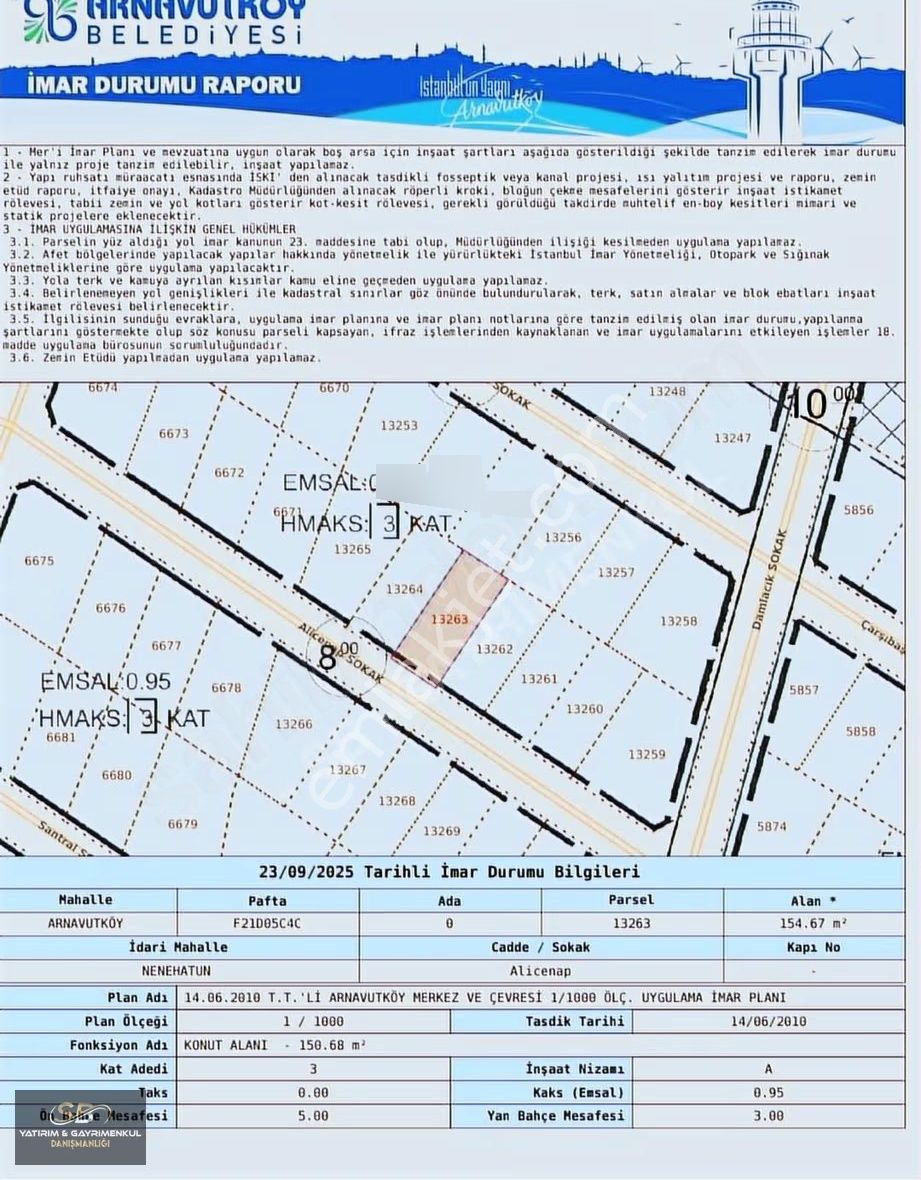 Nenehatun Mah İmarlı İfrazlı Arsa Kıbrıs Caddesi Yanı Başında - Görsel 18