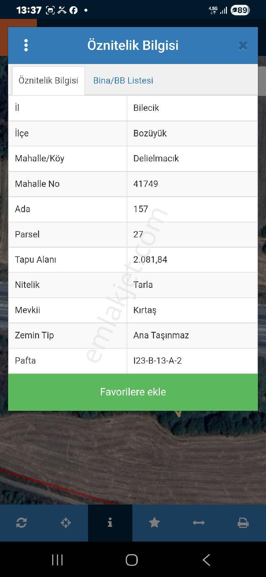 Bilecik Bozüyük Bursa Ankara Otobanına Cepheli 2 Tarla - Görsel 2