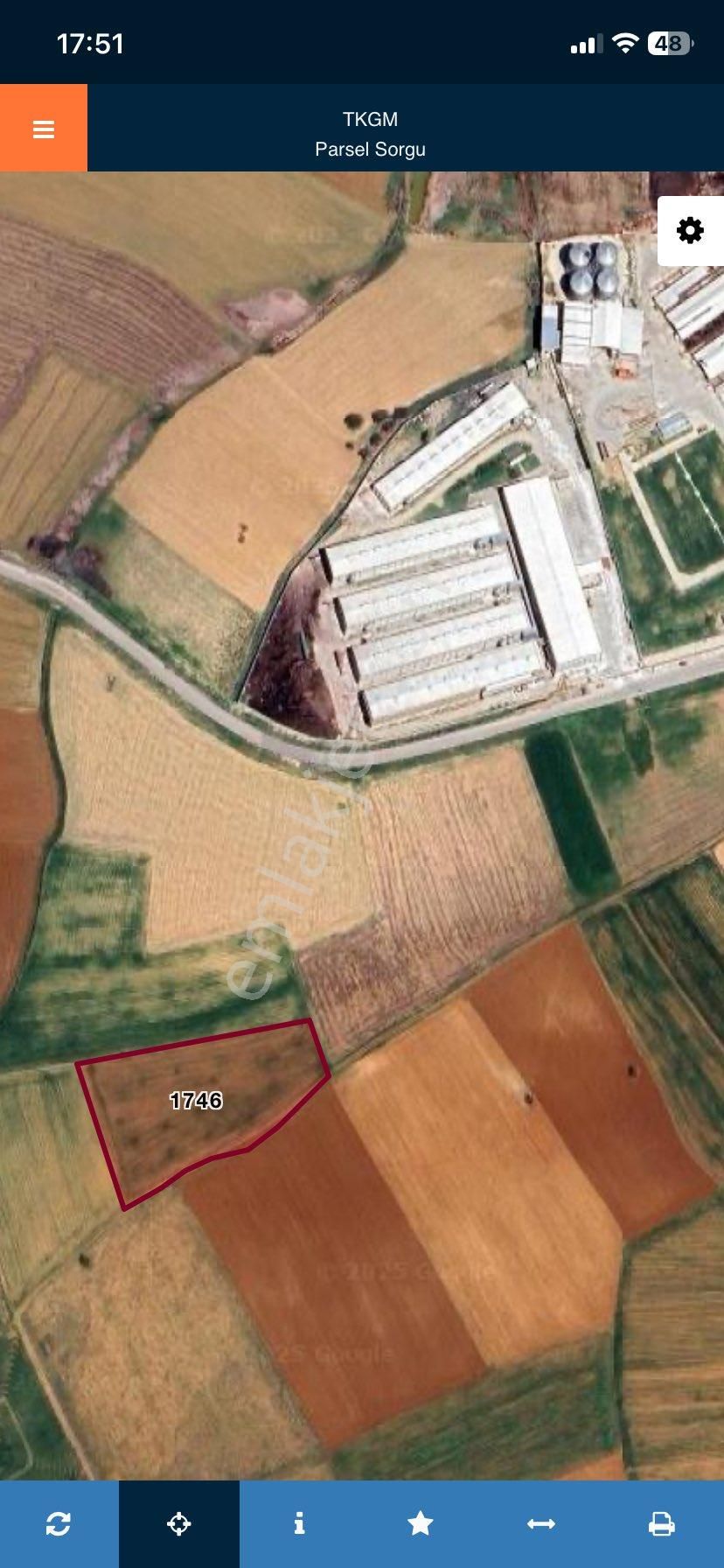 Uydukent Emlaktan Satılık Tarla/ Çıkrık Beldesi