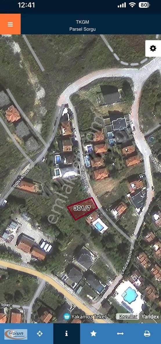 Sun Gayrimenkul'den Deniz 800m %40 Villa İmarlı Mükemmel Arsa