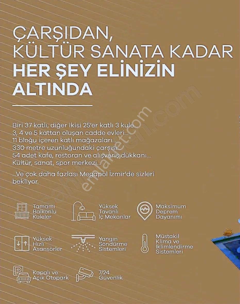 Megapol İzmir Tam Fatura Kdvli Satılık 1.420m2 Tam Kat Ofis Büro - Görsel 23