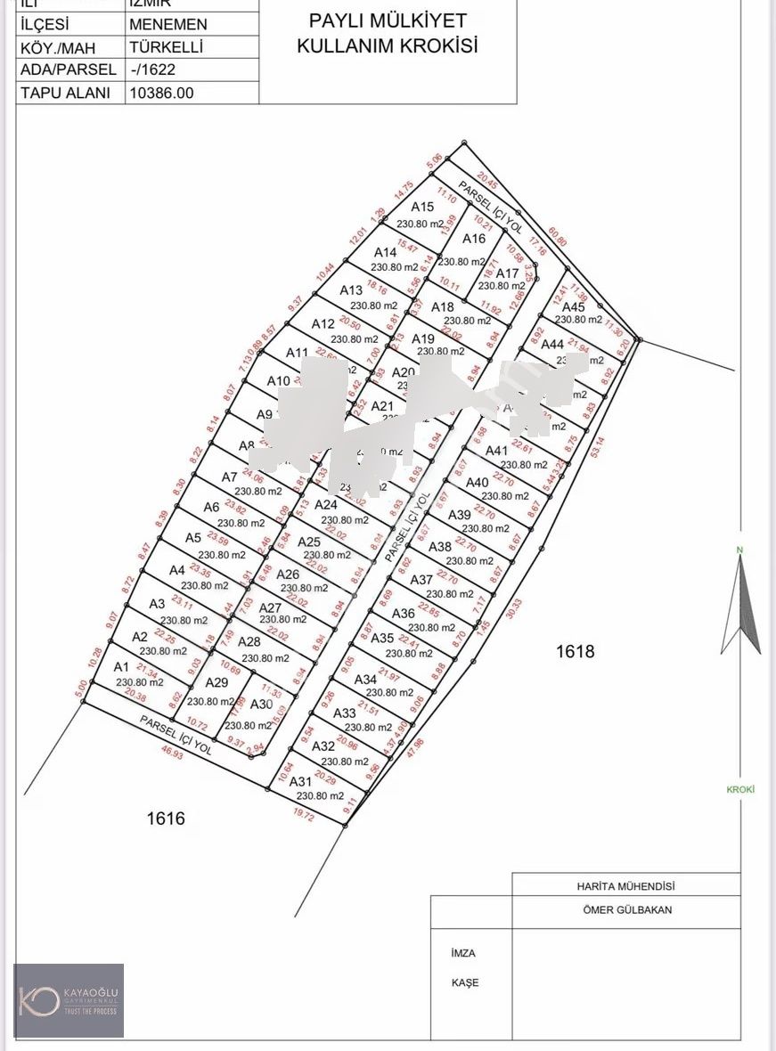 Türkelli Köy İçi İmar Sınırında 231 M2 Su-elektriği Olan Tarla