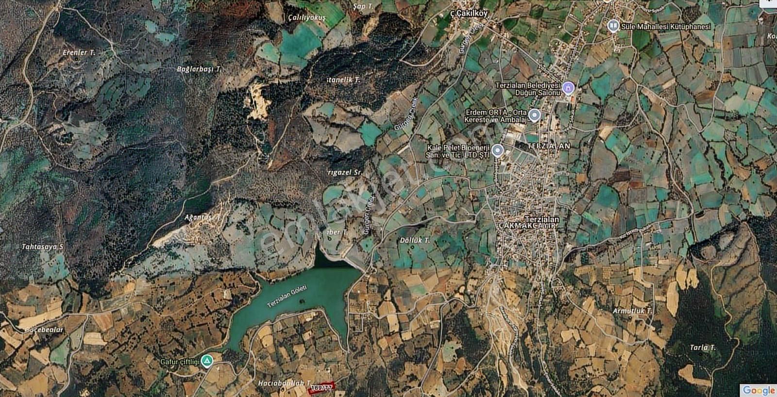 Çan/terzialan, Kısmi Göl Manzaralı, Yol Cepheli, Satılık Arazi - Görsel 12