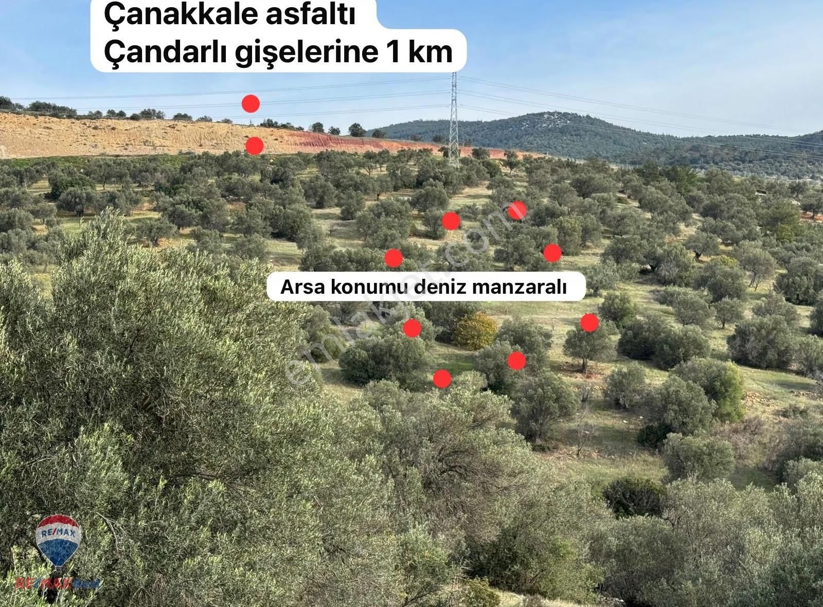 45 Remax Bestten Bergama Zeytındağ 274 M2 Satılık Arsa