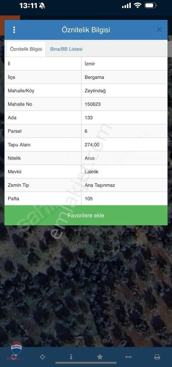 45 Remax Bestten Bergama Zeytındağ 274 M2 Satılık Arsa - Görsel 8