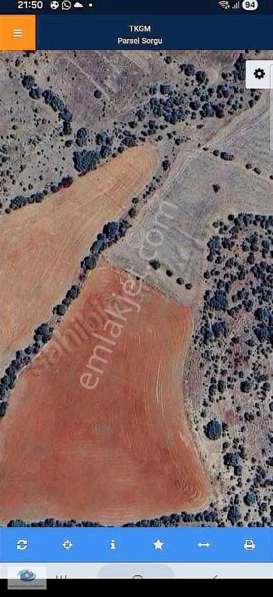 Ankara Çubuk Aşağı Emirler Satılık Tarla Yola Cepheli Tek Tapu