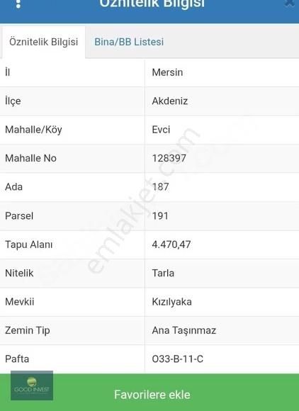 Akdeniz Evci Sanayi Yakını Tarıma Uygun 4470 M2 Tarla - Görsel 2