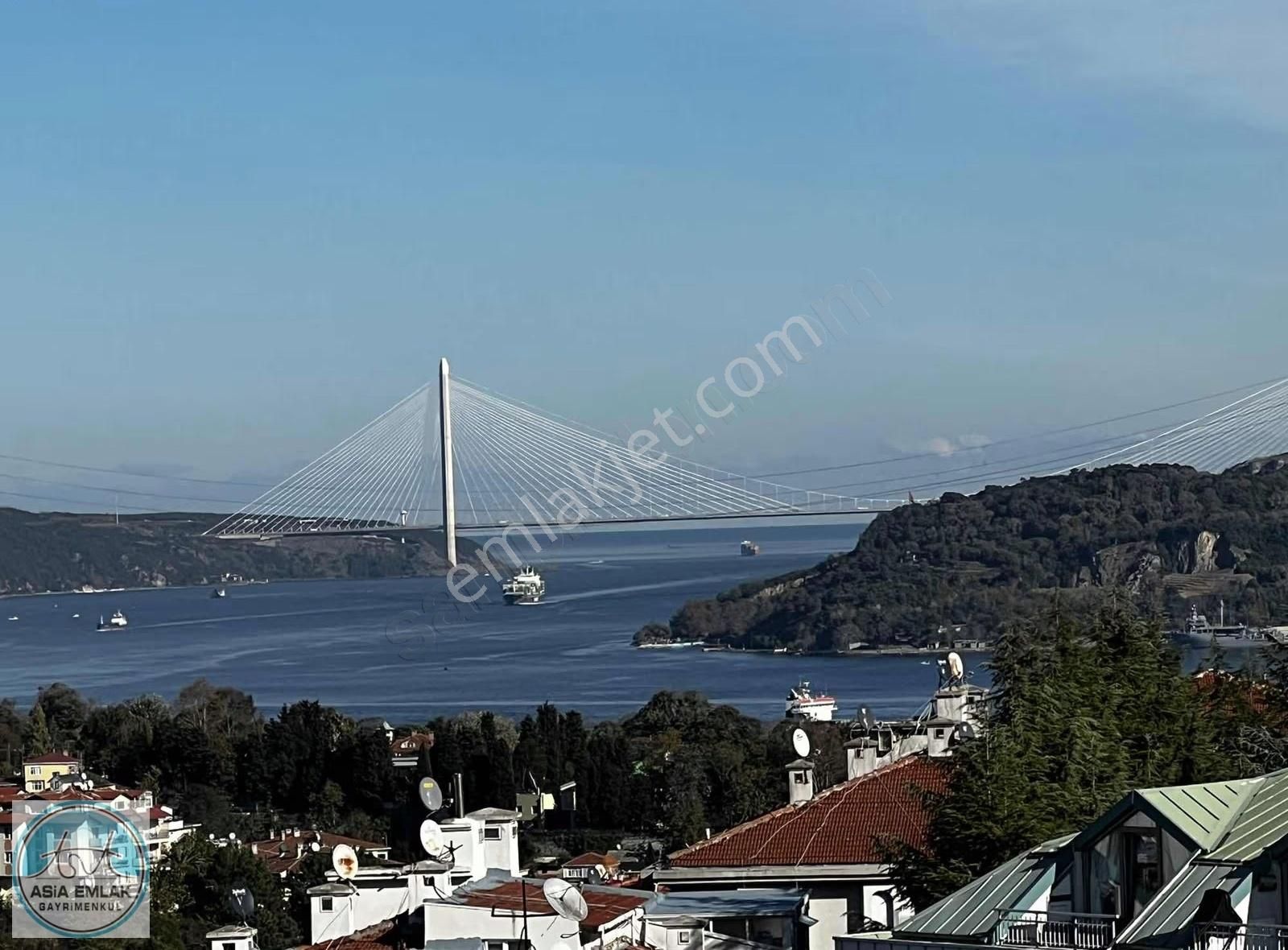 Asia Dan Boğaz Manzaralı Eşyalı Kiralık Daire - Görsel 30