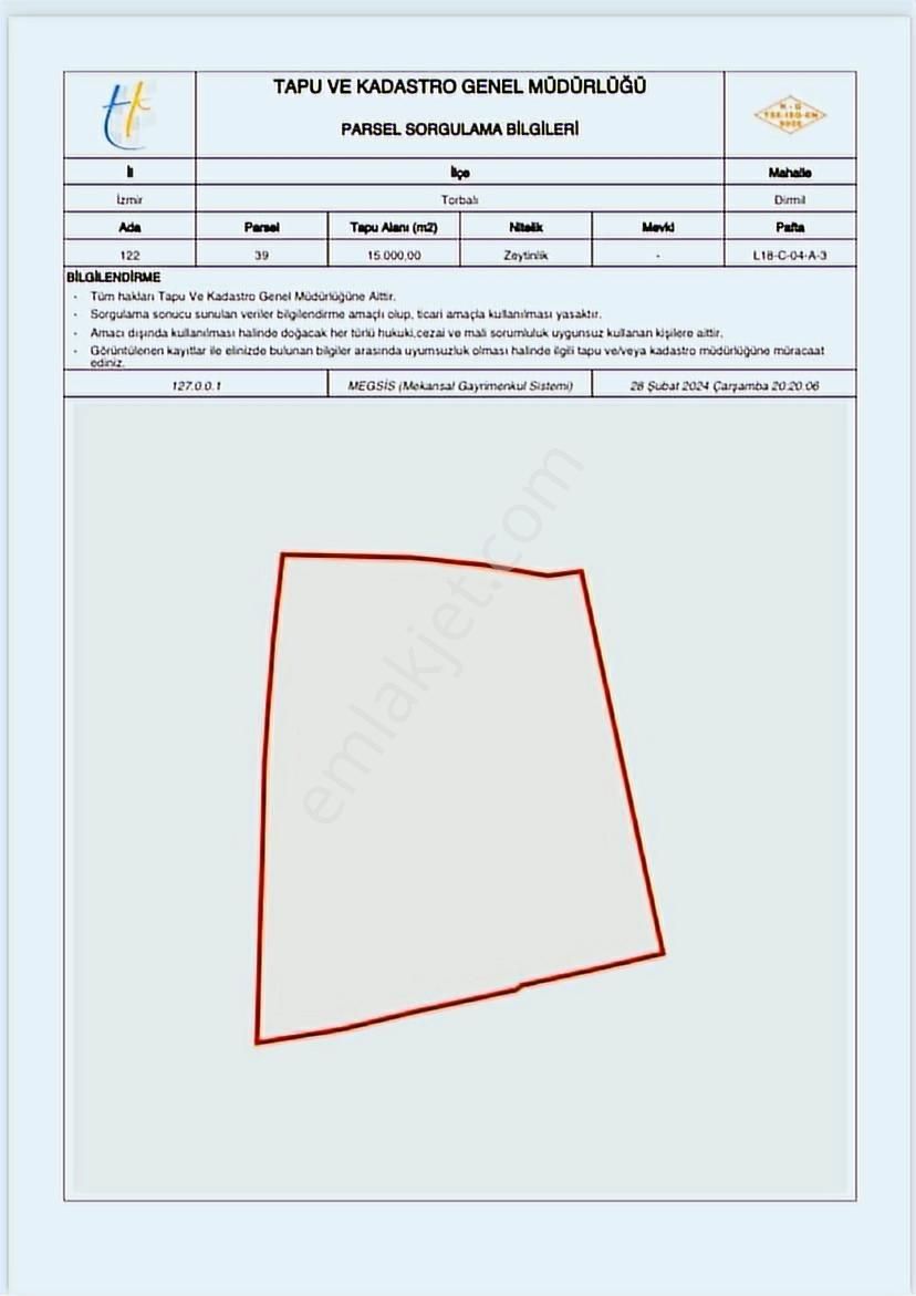 Remax Arma'dan Dirmil'de Acil Satılık Zeytinlik Elektrik&su - Görsel 10