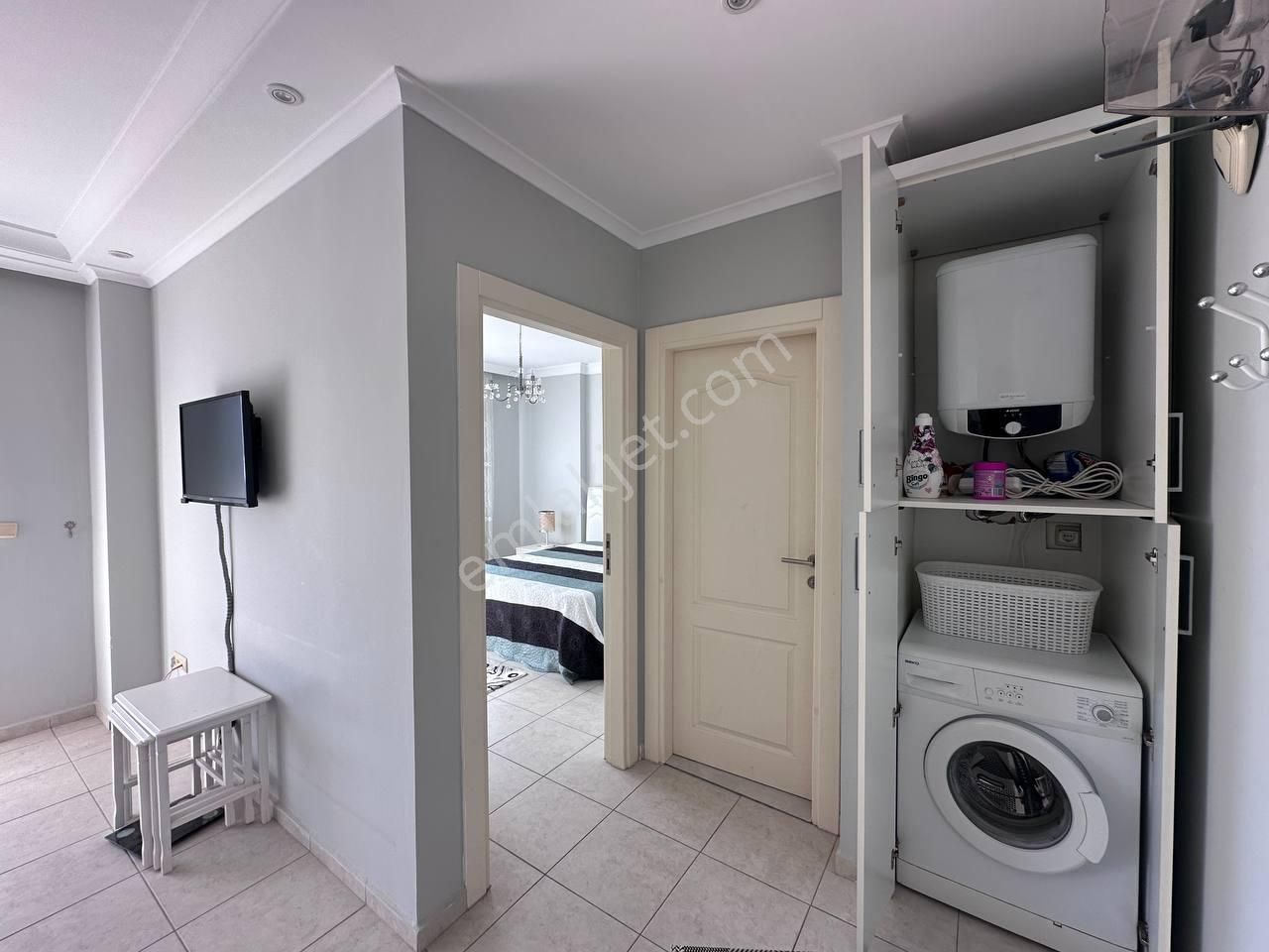 Cikcilli'de Full Aktiviteli Deniz Manzaralı 1+1 Eşyalı Satılık Güney Cephe Daire - Görsel 16