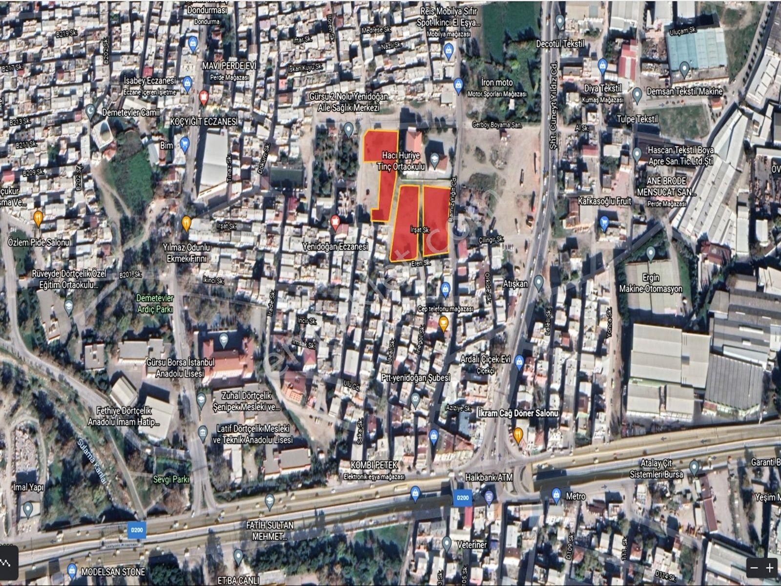 Bursa Gürsu Yenidoğanda Kat Karşılığı Konut İmarlı Satılık Arsa - Görsel 13