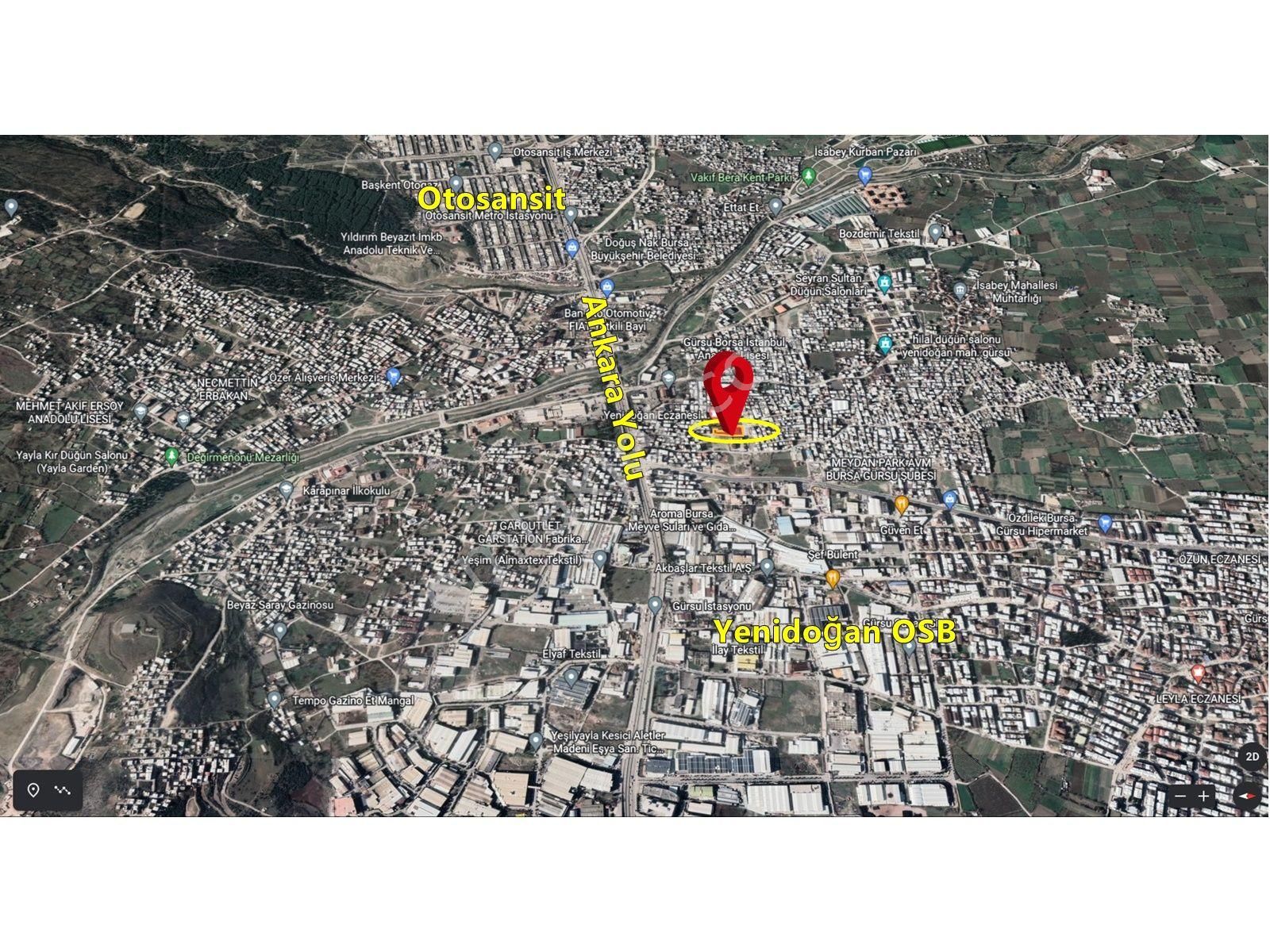 Bursa Gürsu Yenidoğanda Kat Karşılığı Konut İmarlı Satılık Arsa - Görsel 34