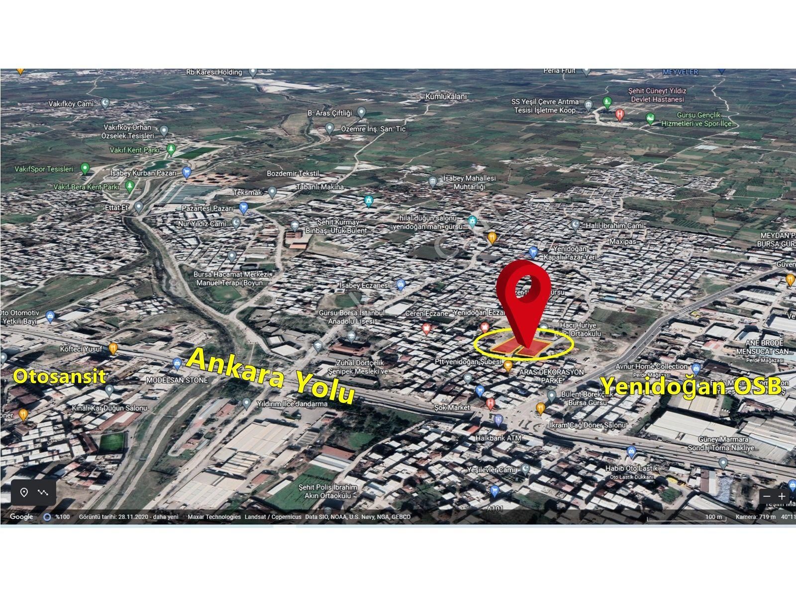 Bursa Gürsu Yenidoğanda Kat Karşılığı Konut İmarlı Satılık Arsa - Görsel 25