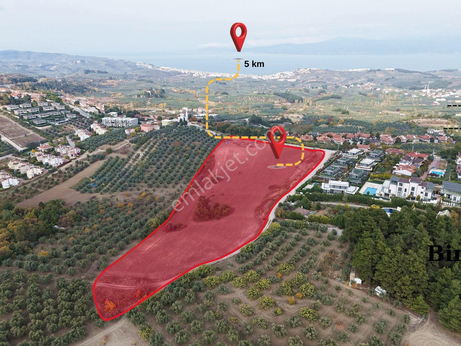 Mudanya Çağrışanda Deniz Manzaralı Satılık Villa İmarlı Arsa - Görsel 2